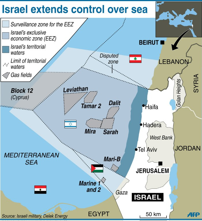 afp-Israel-Feu-vert-a-lexploitation-du-gaz-marin-dans-la-bande-de-Gaza